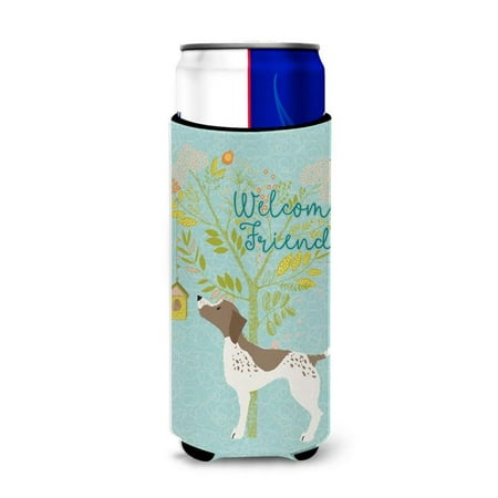 

Welcome Friends Gun Dog Michelob Ultra Hugger for Slim Cans