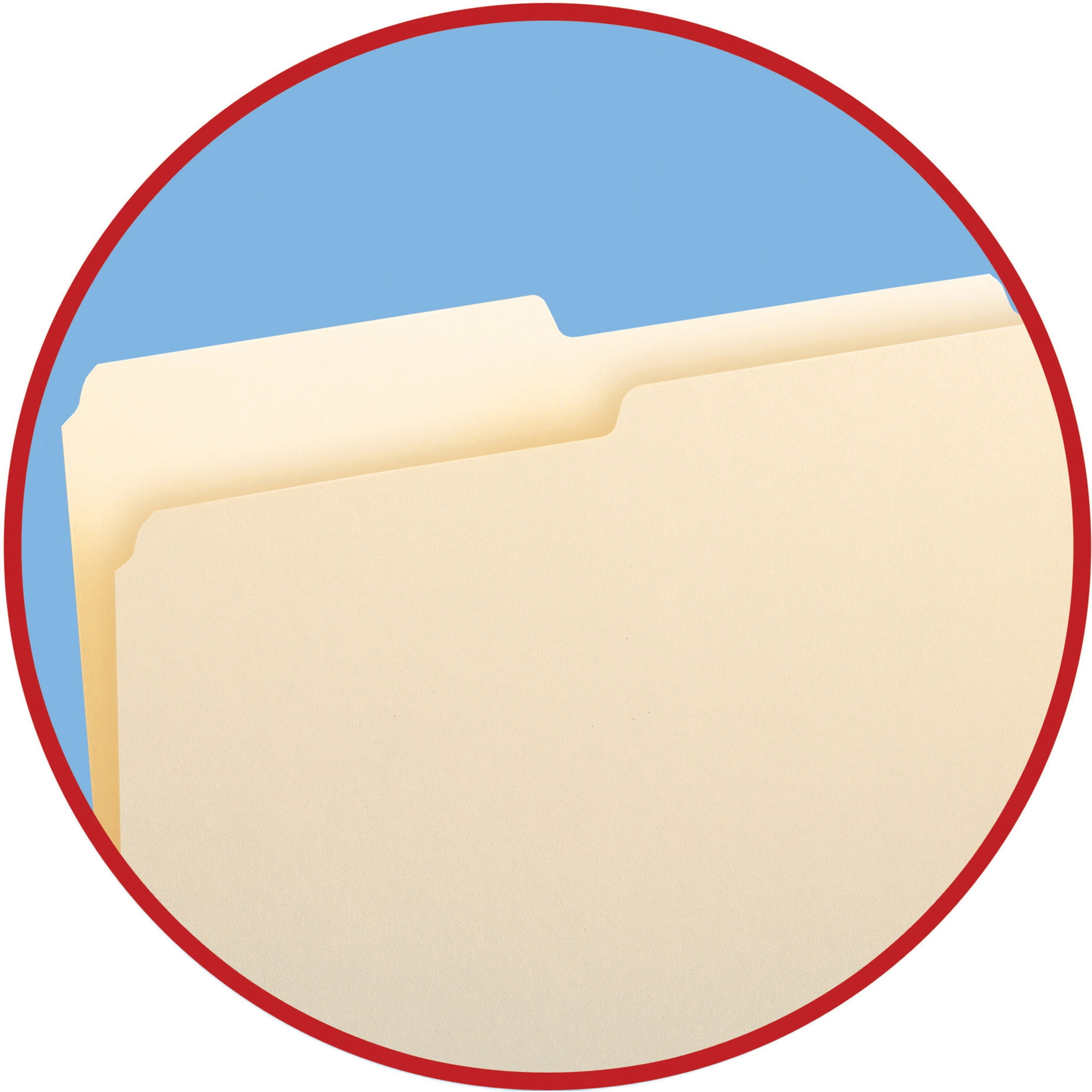 Smead, SMD10320, File Folders with Single-Ply Tab, 100 / Box, Manila