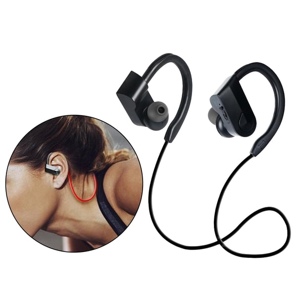 Auricures Bluetooth inalámbricos impermeables con canceción de ruido Auricures s inalámbricos estére entrenamiento de oficina