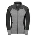 thumbnail image 2 of Little Donkey Andy Men's Ultra Soft Warm Fleece Hybrid Jacket, Lightweight Thermal Running Coat for Golf Hiking Grey Heather XXL, 2 of 7