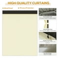 thumbnail image 4 of Outsunny 11.9" x 9.8" Hardtop Gazebo with Curtains and Netting, Permanent Pavilion Metal Roof Gazebo Canopy with Aluminum Frame and Top Hook, Cream, 4 of 9