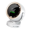 thumbnail image 1 of Ventilador de escritorio Ventilador de escritorio 100 Velocidad ajustable Recargable Pantalla digital Portátil Blanco, 1 of 9