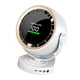 thumbnail image 1 of Ventilador de escritorio Ventilador de escritorio 100 Velocidad ajustable Recargable Pantalla digital Portátil Blanco, 1 of 9