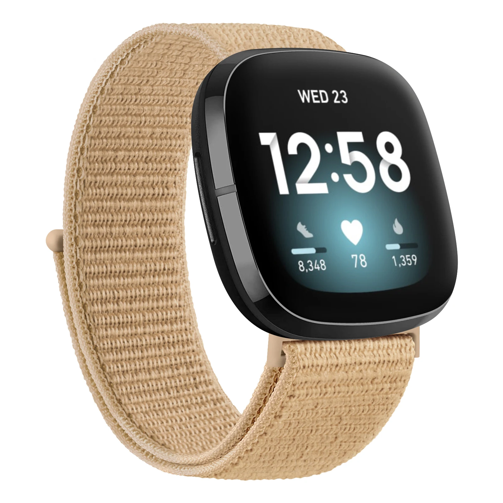 Nylon Watch Band For Fitbit Versa 3/Versa 4/Sense/Sense 2 Strap Sport ...