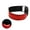 Red, variant on Weflink LED Flashing Armband Soft Nylon Arm Strap For Running Cycling Night Activity