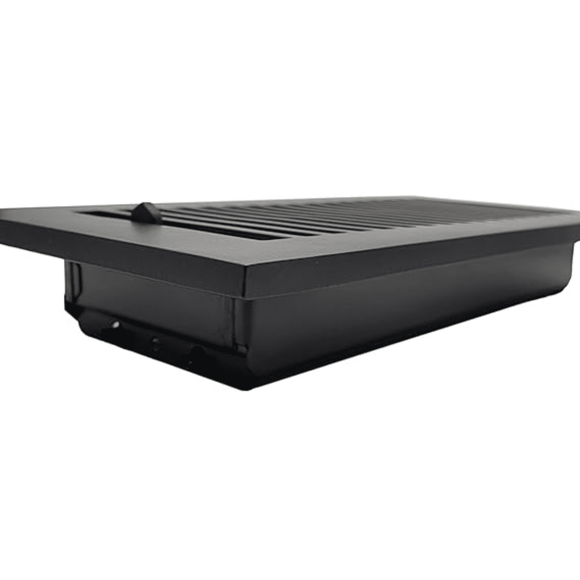 Caststo- 4"x12" (Duct Opening) Walkable| Heavy Duty | Cast Aluminum | Floor Register Floor Vent Register with Air Control Feature, HVAC, No Holes- Model Express