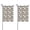Eagle Realistic White, variant on 2PCS Garden Flag Set, Double-Sided 12x18 Inch, Outdoor Holiday Flag,Eagle Rock Band White Pattern