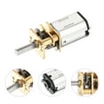 thumbnail image 4 of Uxcell 2Pcs 3V 150RPM Rated Torque 2.5 Output Shaft Length 10mm Micro DC Speed Reduction Motor Mini Metal Gearbox Motor, 4 of 6