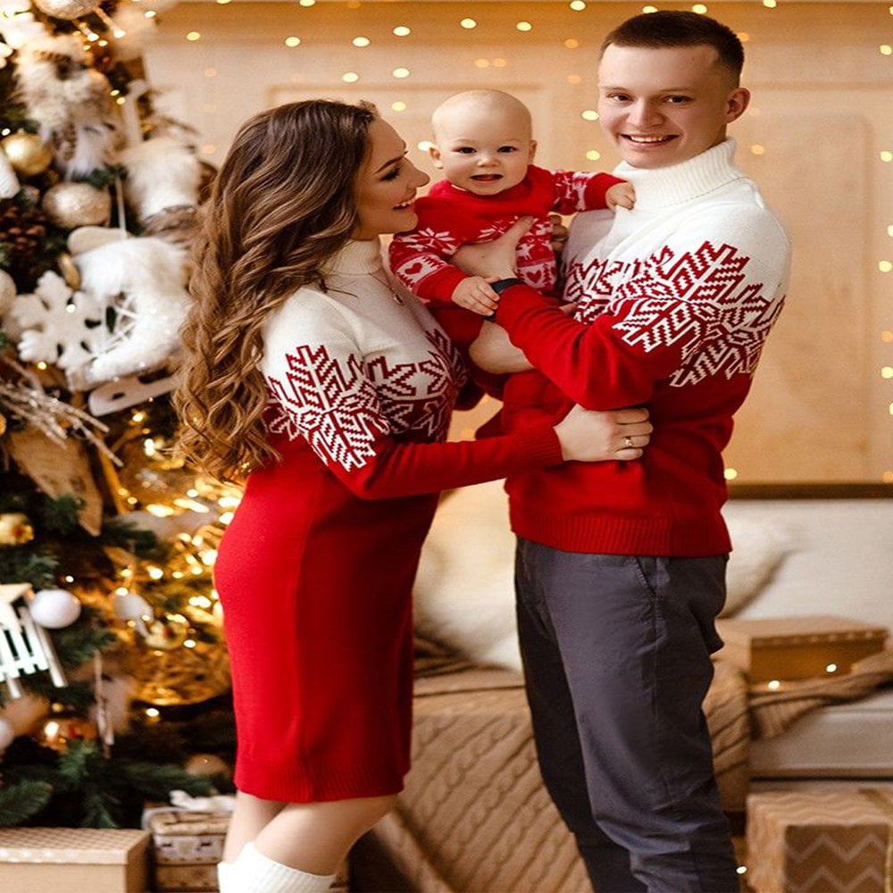 Pull famille noel sale