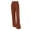 Z3-Brown, variant on Shadoumai Teen Girls Bell Bottoms Pants School Uniform Straight Leg Back To School Fashion Pant Pull On Skinny Casual Stretchy Leggings Size 5-14 Years