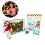 Finding Faith 2025 Advent Calendar Blind Box: Christian Jesus Doll Nativity Puzzle & Countdown Calendar Kid-Friendly Activity Set Christian Gift for Families