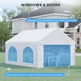 thumbnail image 4 of Outsunny 13x16.5 ft White Event Outdoor Canopies, Heavy Duty, 4 of 9