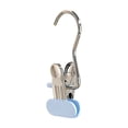 thumbnail image 2 of EGNMCR Bacs de Rangement, Conteneurs de Rangement en Caoutchouc Souple Cintres pour Pantalons Clips Organisateur de Placards Multi-Usage en Acier Inoxydable Antidérapant Sans Trace Clip pour Jupes Jeans Acier Inoxydable Clips, 2 of 6