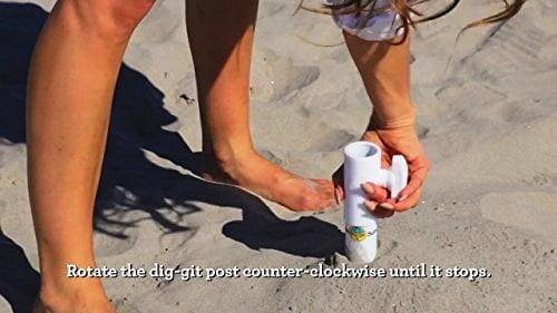 dig-git Best Beach Umbrella Shovel Sand Anchor wind resistant