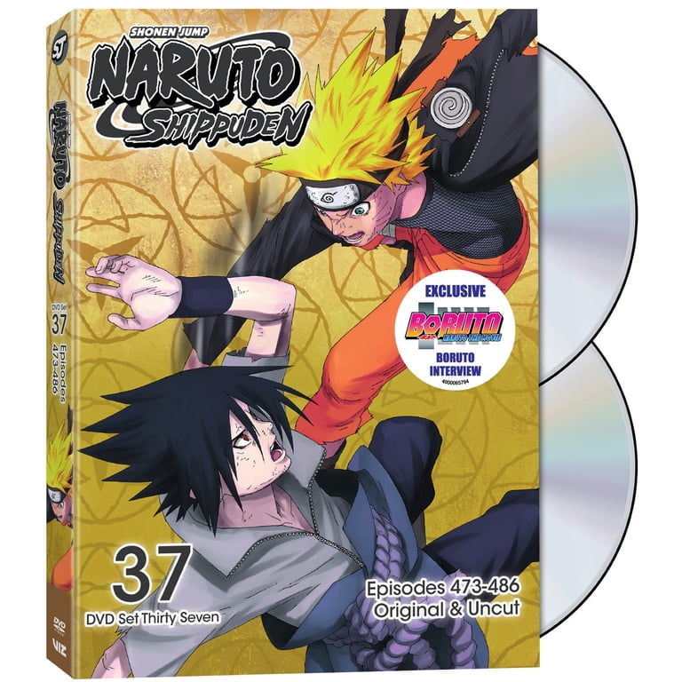 NARUTO DVD-BOX セット Naruto Shippuden Uncut DVD Set 37 (DVD) [DVD] - Walmart.com
