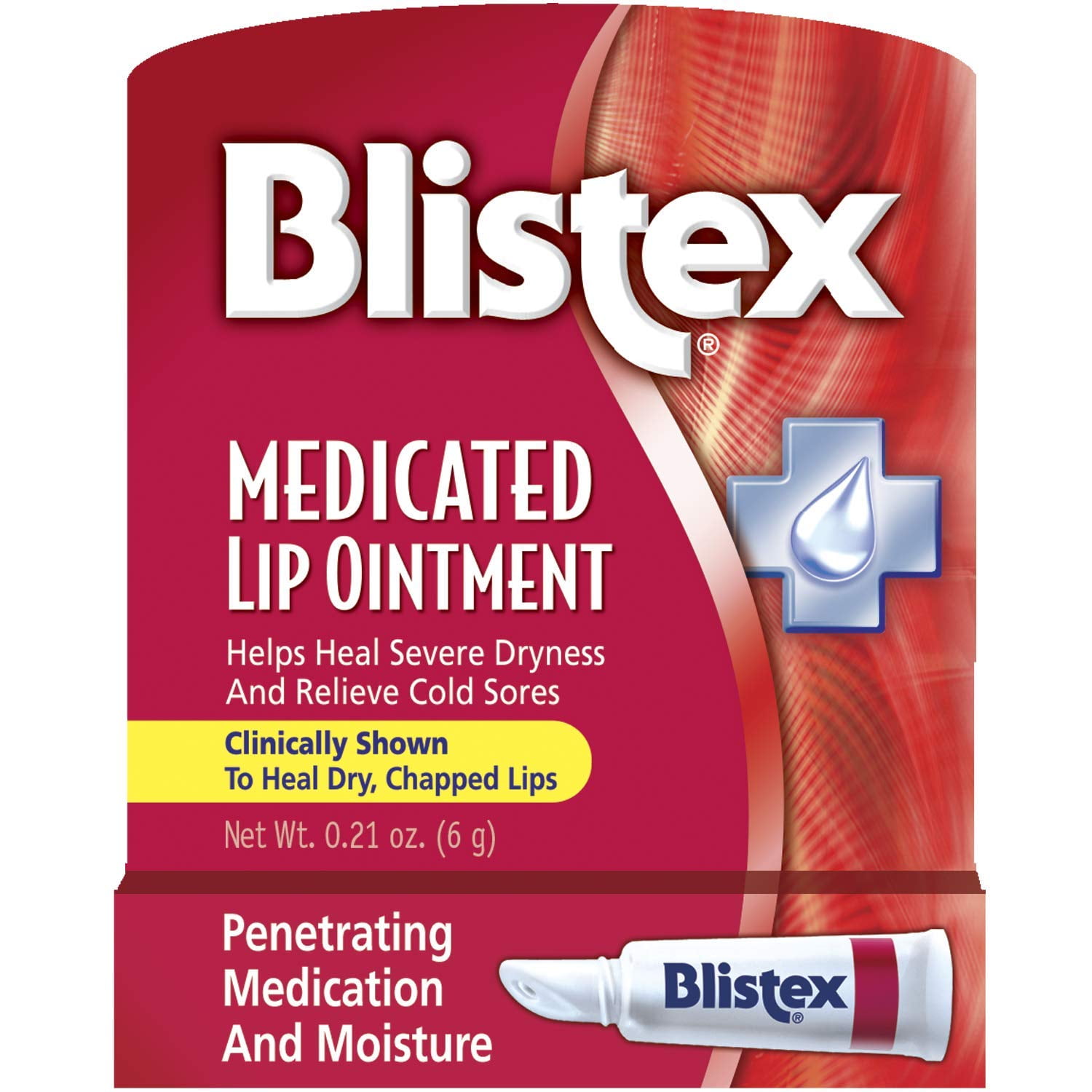 Blistex Medicated Lip Ointment, 0.21 oz (Pack of 2)