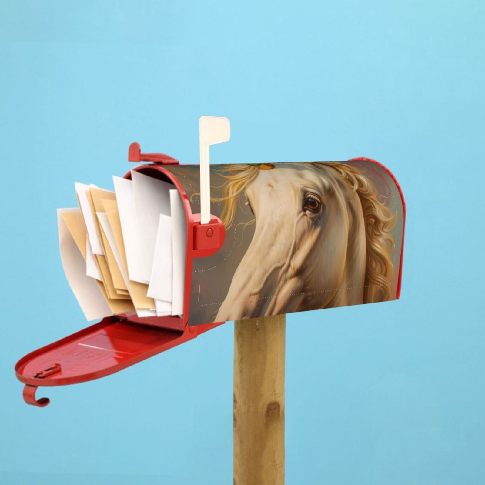 Kdxio Magnetic Mailbox Cover 21x18 in Mailbox Cover Outdoor Decoration Holiday Mailbox Covers for Home Garden Yard-21x18 in