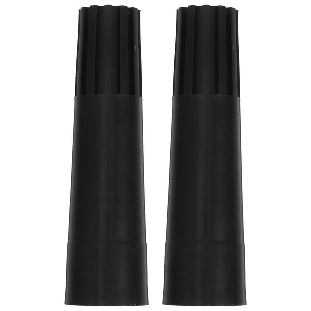 2 adaptadores de extensión para escoba, puntas de mango roscado de plástico, adaptador de extremo para fregona