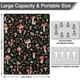 thumbnail image 3 of Mushroom Picnic Blankets Waterproof Foldable,60’‘x80'''' Portable Dual Layers Outdoor Travel Camping Backpacking Hiking Beach Blanket Mat for Grass Padded Lawn Park Beach,Picnic Accessories, 3 of 5
