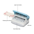 thumbnail image 4 of Loose Paper Punch, Paper Punch Easy Punching Wide Application 19mm Spacing  For DIY, 4 of 8