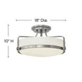 thumbnail image 5 of Hinkley Lighting 3643-Led Harper 18" Wide Led Semi-Flush Bowl Ceiling Fixture - Brass, 5 of 7