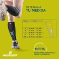 thumbnail image 5 of Daosport Manga Para Pantorrilla De Triple Compresion Azul Mediana Par, 5 of 5