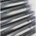10 Black Acrylic Paint Pens, Double Pack of Both Extra Fine and Medium