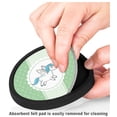 thumbnail image 3 of Silicone Non-Slip Drink Coasters with Removable Printed Absorbent Felt Pad - Set of 4 - Flying Horse, 3 of 3