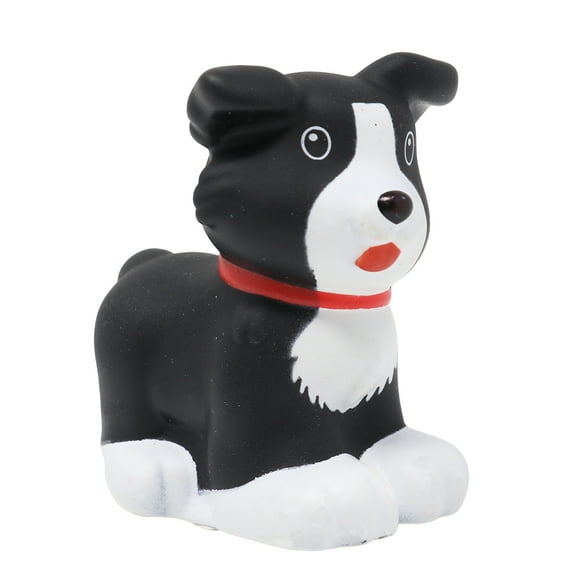 Replacement Part for Collectible Fisher-Price Little People Barnyard Farm Dollhouse Playset DFN55 - Replacement Black and White Dog Figure