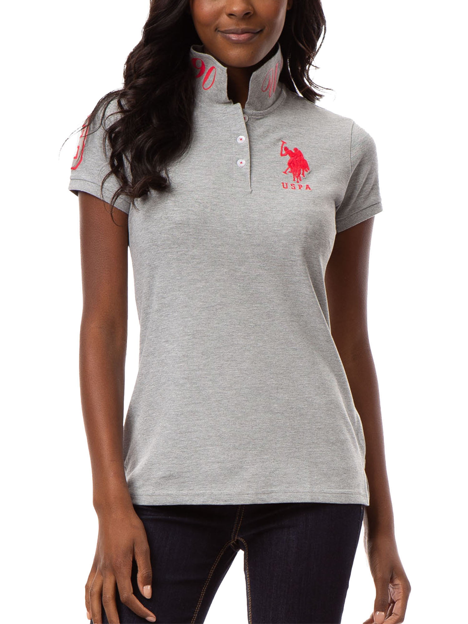 Polo Assn Juniors Neon Logos Short Sleeve Polo Shirt U.S 