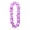 Purple, variant on sunsanly Hawaiian Leis Necklace Colorful Faux Silk Flower Lei Decoration Summer Fake Flower Necklace Beach Pool Party Decorations Supplies
