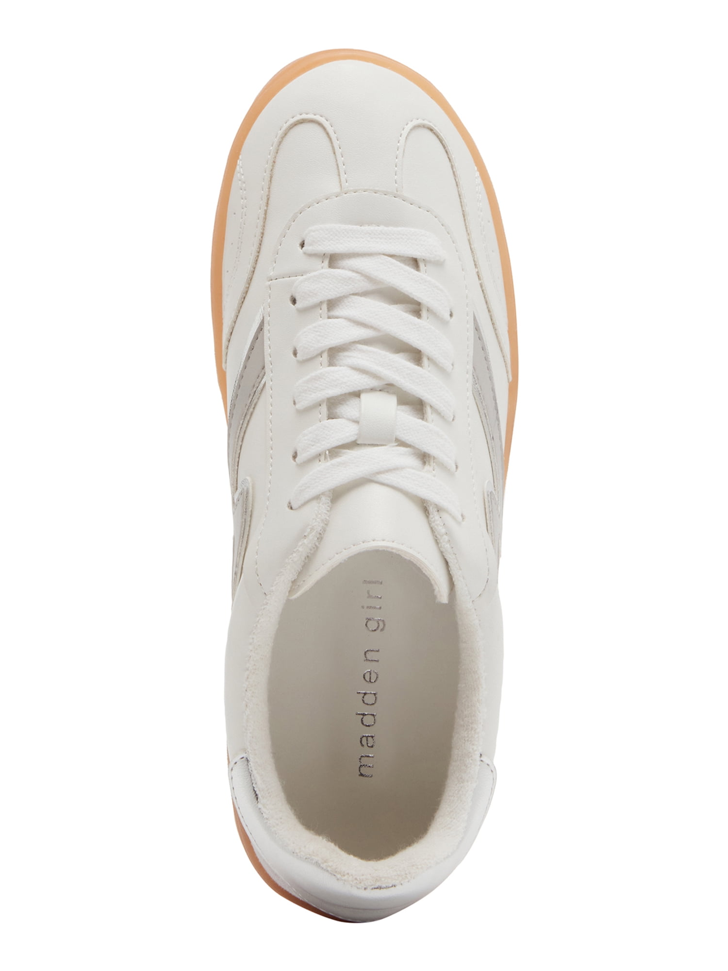 Madden Girl Women's Giia Gum Sole Lace-Up Sneakers