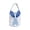 Blue, variant on Easter Bunny Basket with Lights, 9.45 inch Large Easter Egg Hunt for Kids Canvas Basket Candy Tote Bag with Handles Decorations Party Supplies for Spring Egg Hunts Party Storage - Blue