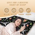 Body Pillow Cover rose Eiffel Tower Printing Cooling Body Pillow