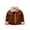 Coffee, variant on Kaemgyyd Toddler Baby Boys Girls Jacket Sherpa Lined Lapel Infant Coats Button down Thicked Warm Winter Outerwear 3 M-2 Y