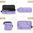 thumbnail image 4 of Hair Tools Travel Bag Heat-Resistant Curling Iron Organizer Bag with Detachable Heatproof Mat Travel Storage Case Watercolor Bows Pattern, 4 of 8