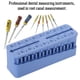 thumbnail image 5 of Dental Endo Block Files Herramientas de medición Tablero de prueba de regla endodóntica Instrumentos de medición dentales profesionales utilizados en la medición del conducto, 5 of 8