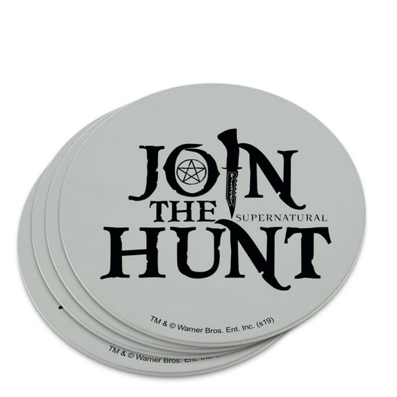 Supernatural Join the Hunt Novelty Coaster Set
