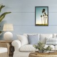 thumbnail image 2 of Stupell Industries Inseparable Pair Palms & Ocean Black Framed Floater Canvas Wall Art, design by Elena Chukhlebova, 2 of 9