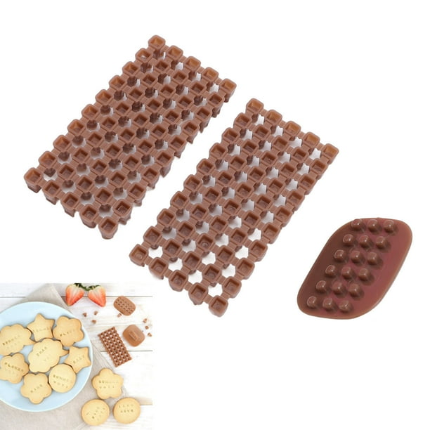 Mini Sello De Alfabeto, Sello Compacto De Cerámica De Arcilla Para Glaseado De Azúcar