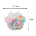 thumbnail image 3 of Juguetes de piscina, juguetes para bebés, juguetes para niños pequeños, juguete de descompresión con forma de pata súper lindo, material de goma suave, lindo, fácil de aliviar el estrés, una muñeca, 3 of 6