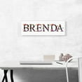 thumbnail image 2 of ARTCANVAS BRENDA Girls Name Room Decor Canvas Art Print - Size: 36" x 12" (1.50" Deep), 2 of 9