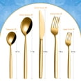 thumbnail image 6 of 30 Pieces Flatware Set, Stainless Steel Silverware Set Kitchen Cutlery Set, 6 of 9