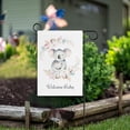 thumbnail image 6 of GZHJMY Cute Sloth Welcome Baby Shower Garden Flag 12 x 18 Inch Vertical Double Sided Welcome Yard Garden Flag Seasonal Holiday Outdoor Decorative Flag for Home Decor Farmhous Yard Flags, 6 of 6