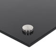 thumbnail image 5 of vidaXL Kitchen Backsplash Black 39.4"x19.7" Tempered Glass, 5 of 6