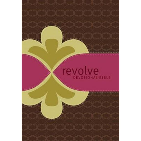 Pre-Owned Revolve Devotional Bible: New Century Version, Chocolate/Raspberry, LeatherSoft, Life Stages, Teen Girls (Paperback) 1418543322 9781418543327