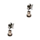 thumbnail image 4 of Wosthever Candelabros de sombra a prueba de agua para decoración de candelabro de escena de Halloween espeluznante divertido funcional B B 2piezas, 4 of 6