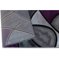 thumbnail image 4 of YHSF Modern Contemporary Area Rug for Living Room, Bedroom, and Office – Elegant Thick Carpet for Dining Room, Kitchen, & Hallways – Washable - Home Decor - Water Repellent - Purple (5x7 Feet), 4 of 5