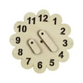 thumbnail image 1 of Tableau d'Activités Montessori Jouets de Motricité Pièces DIY Tableau Sensoriel Pièces pour Voyage Horloge en Forme de Fleur, 1 of 8