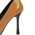thumbnail image 5 of Women Pointed Toe Stiletto Sexy Pumps 9.5CM Patent Leather Ladies Wedding Shoes for Bride Prom Party, 5 of 6